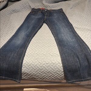 AG ‘the Club’ low rise boot cut jeans